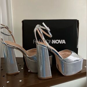 Bring the Fun Ultra platform Silver Heels